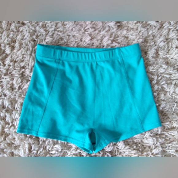 bcg | Bottoms | Bcg L 214 Turquoise Spandex Shorts | Poshmark